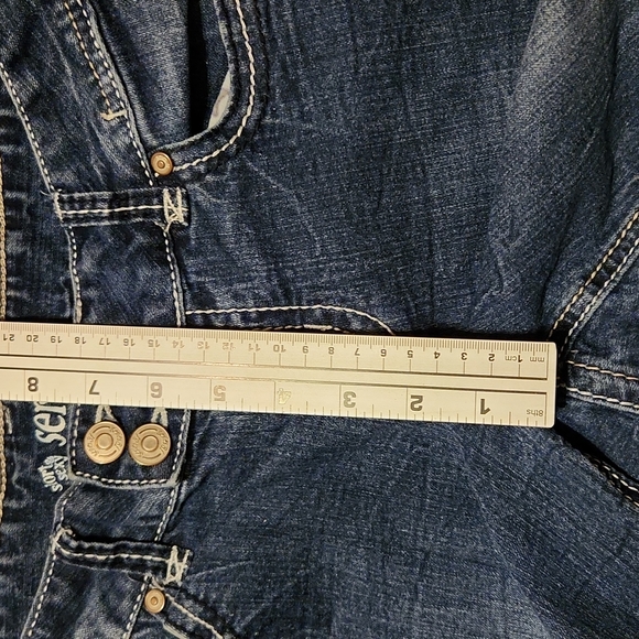Series 31 Short & sexy Selina capri jeans size 7 - Picture 5 of 13